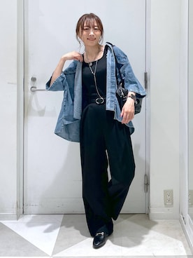 「アイテム（タンクトップ）」を使った、★しーちゃん★さん（レディース・156cm・40代）の夏コーディネート