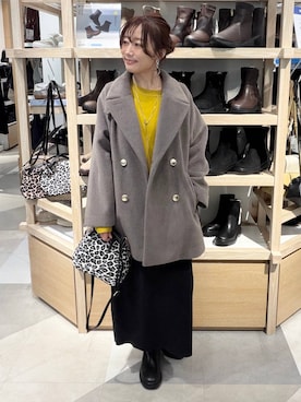 「アイテム（チェスターコート）」を使った、★しーちゃん★さん（レディース・156cm）の秋コーディネート