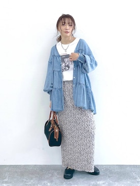 「アイテム（ローファー）」を使った、★しーちゃん★さん（レディース・156cm・40代）の夏コーディネート