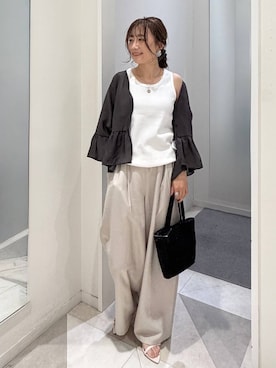 「GLOBAL WORK（グローバルワーク）のアイテム（パンツ）」を使った、★しーちゃん★さん（レディース・156cm）の夏コーディネート