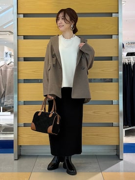 「楽ちんコーデ」｜★しーちゃん★さん（レディース・156cm）の冬コーディネート