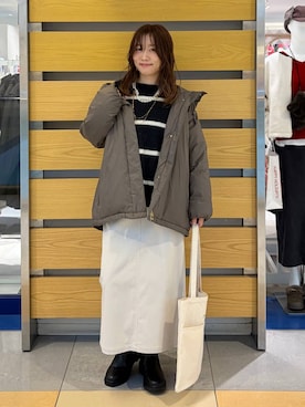 「アイテム（トートバッグ）」を使った、★しーちゃん★さん（レディース・156cm・40代）の冬コーディネート