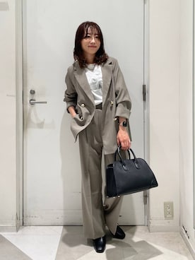 「GLOBAL WORK（グローバルワーク）のアイテム（テーラードジャケット）」を使った、★しーちゃん★さん（レディース・156cm）の秋コーディネート