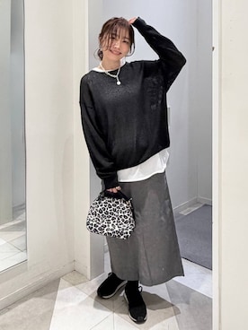 「GLOBAL WORK（グローバルワーク）のスペ軽お財布ショルダー/132336（ショルダーバッグ、その他）」を使った、★しーちゃん★さん（レディース・156cm）の春コーディネート