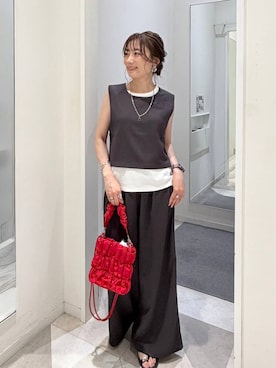 「GLOBAL WORK（グローバルワーク）のアイテム（トップス）」を使った、★しーちゃん★さん（レディース・156cm）の夏コーディネート
