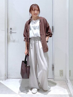 「リラックス」｜★しーちゃん★さん（レディース・156cm）の夏コーディネート