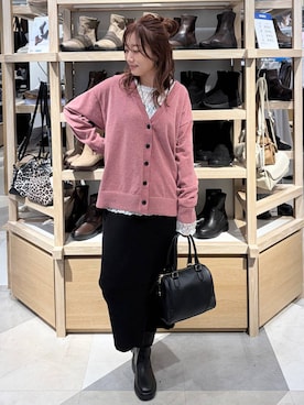 「アイテム（ボストンバッグ）」を使った、★しーちゃん★さん（レディース・156cm・40代）の秋コーディネート