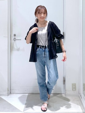 「アイテム（タンクトップ）」を使った、★しーちゃん★さん（レディース・156cm・40代）の夏コーディネート
