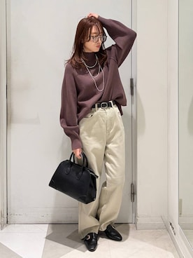 「アイテム（ローファー）」を使った、★しーちゃん★さん（レディース・156cm・40代）の秋コーディネート