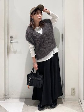 「アイテム（ベスト）」を使った、★しーちゃん★さん（レディース・156cm・40代）の秋コーディネート