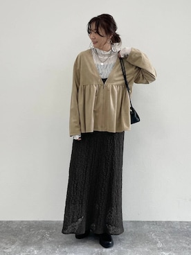 「アイテム（ショルダーバッグ）」を使った、★しーちゃん★さん（レディース・156cm・40代）の秋コーディネート
