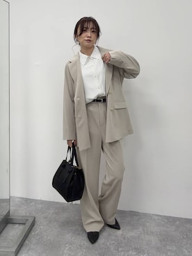 「アイテム（テーラードジャケット）」を使った、★しーちゃん★さん（レディース・156cm・40代）の秋コーディネート