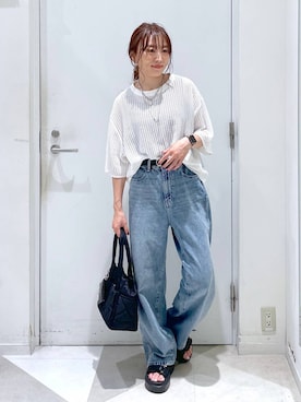 「アイテム（タンクトップ）」を使った、★しーちゃん★さん（レディース・156cm・40代）の夏コーディネート