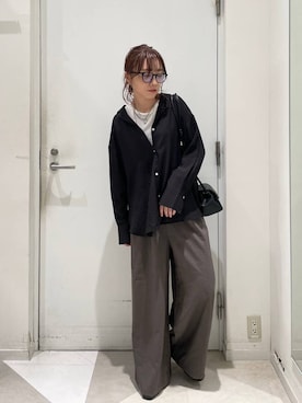 「GLOBAL WORK（グローバルワーク）のアイテム（メガネ）」を使った、★しーちゃん★さん（レディース・156cm）の秋コーディネート