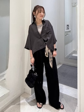 「アイテム（タンクトップ、ベージュ系）」を使った、★しーちゃん★さん（レディース・156cm）の夏コーディネート