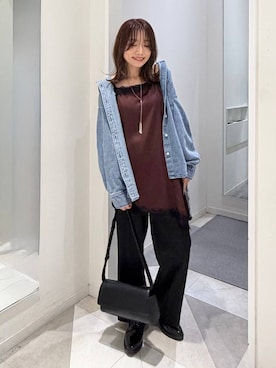 「BAYFLOW（ベイフロー）のアイテム（アクセサリー）」を使った、★しーちゃん★さん（レディース・156cm）の秋コーディネート
