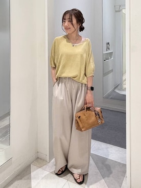 「GLOBAL WORK（グローバルワーク）のアイテム（トップス）」を使った、★しーちゃん★さん（レディース・156cm）の夏コーディネート
