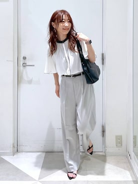 「GLOBAL WORK（グローバルワーク）のアイテム（パンツ）」を使った、★しーちゃん★さん（レディース・156cm）の夏コーディネート