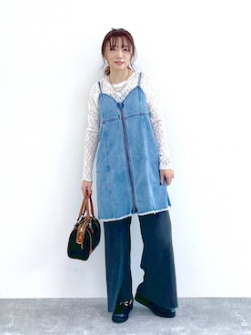 「アイテム（ローファー）」を使った、★しーちゃん★さん（レディース・156cm・40代）の夏コーディネート