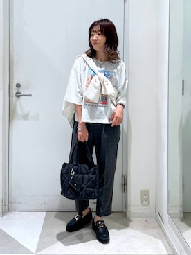 「アイテム（ローファー）」を使った、★しーちゃん★さん（レディース・156cm・40代）の夏コーディネート