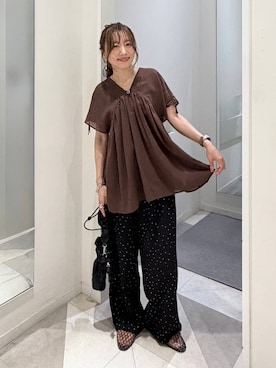 「GLOBAL WORK（グローバルワーク）のアイテム（パンツ）」を使った、★しーちゃん★さん（レディース・156cm）の夏コーディネート