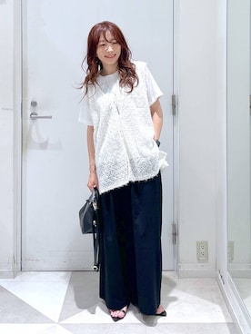 「アイテム（ネックレス）」を使った、★しーちゃん★さん（レディース・156cm・40代）の夏コーディネート