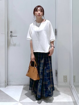 「アイテム（スウェット）」を使った、★しーちゃん★さん（レディース・156cm・40代）の夏コーディネート