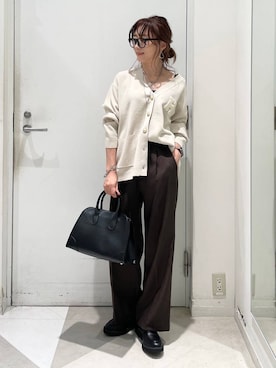 「GLOBAL WORK（グローバルワーク）のアイテム（メガネ）」を使った、★しーちゃん★さん（レディース・156cm）の秋コーディネート