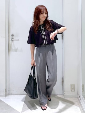 「アイテム（ファッション雑貨）」を使った、★しーちゃん★さん（レディース・156cm・40代）の夏コーディネート