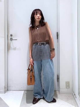 「アイテム（ショルダーバッグ）」を使った、★しーちゃん★さん（レディース・156cm・40代）の夏コーディネート