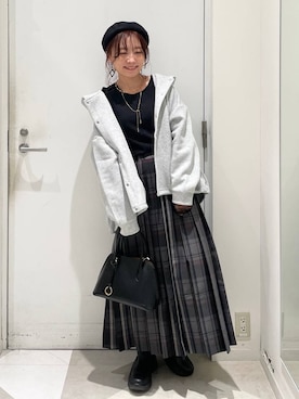 「アイテム（ネックレス）」を使った、★しーちゃん★さん（レディース・156cm・40代）の秋コーディネート