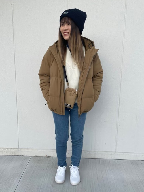 [LACOSTE] シーズナルワッペンVネックニットセーター レディース LACOSTE ニット セーター シーズナルワッペンVネックニット
