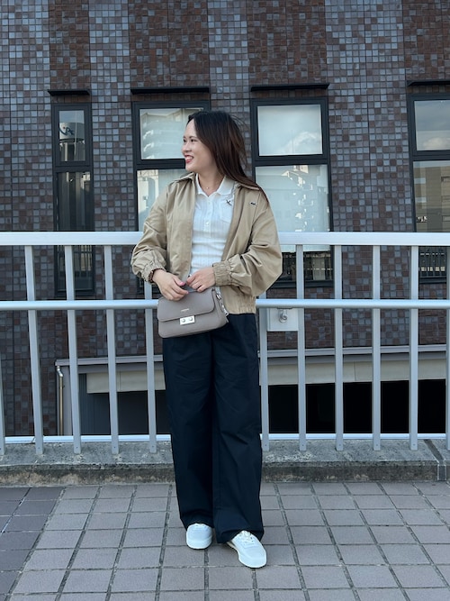 セール】クロップド丈 レイヤードニットカラージップアップジャケット