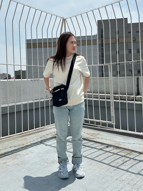 LACOSTE ショルダーバッグ ネオクロコ ロゴショルダーバッグ