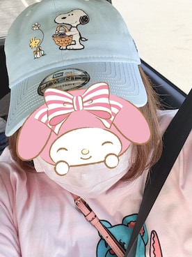 「PUNYUS（プニュズ）のアイテム」を使った、みふぃめろ🤍ྀིさん（レディース・170cm）の春コーディネート