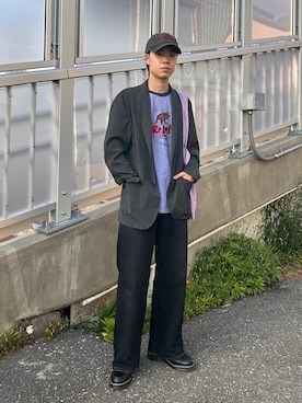 「CITEN（シテン）のアイテム」を使った、Masashiさん（メンズ・172cm）の春コーディネート