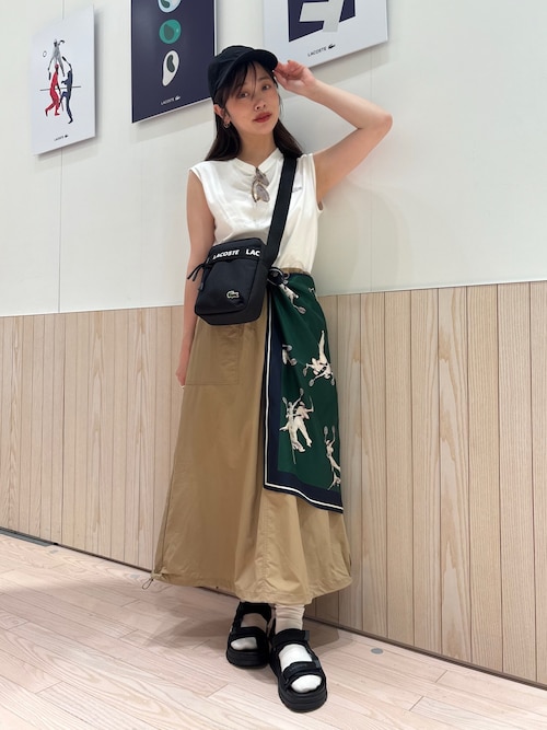 【LACOSTE】ネオクロコ ロゴショルダーバッグ LACOSTE｜ネオクロコ ロゴショルダーバッグ | Rakuten Fashion