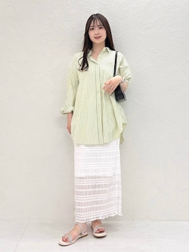「31 Sons de mode（トランテアン　ソン　ドゥ　モード）のアイテム」を使った、sakiさん（レディース・162cm）の夏コーディネート