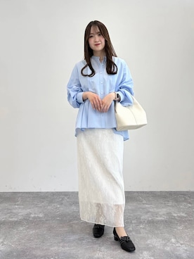「31 Sons de mode（トランテアン　ソン　ドゥ　モード）のアイテム」を使った、sakiさん（レディース・162cm）の夏コーディネート