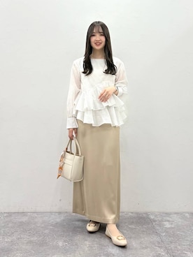 「WA ORiental TRaffic（ダブルエーオリエンタルトラフィック）のアイテム」を使った、sakiさん（レディース・162cm）の春コーディネート