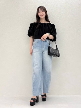「31 Sons de mode（トランテアン　ソン　ドゥ　モード）のアイテム」を使った、sakiさん（レディース・162cm）の夏コーディネート