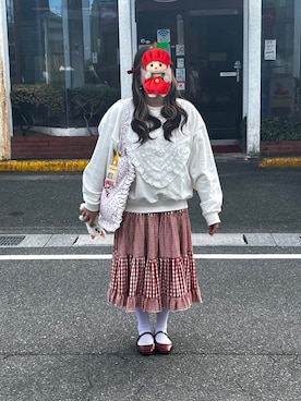 新品 タグ付き キャスキッドソン ミディアムオープントート ペインテッドパンジー Cath Kidston（キャスキッドソン）の「ミディアムオープントート