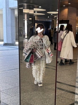 「niko and...（ニコアンド）のアイテム（バレエシューズ）」を使った、うえむさん（骨格ストレート・レディース・151cm）の春コーディネート