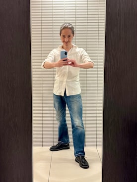 「glabella（グラベラ）のアイテム」を使った、健弘(U)さん（メンズ・169cm）の秋コーディネート
