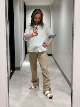「CIAOPANIC（チャオパニック）のアイテム」を使った、健弘(U)さん（メンズ・169cm）の秋コーディネート