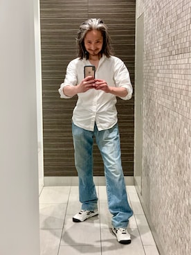 「ASICS（アシックス）のアイテム（シューズ）」を使った、健弘(U)さん（メンズ・169cm）の夏コーディネート