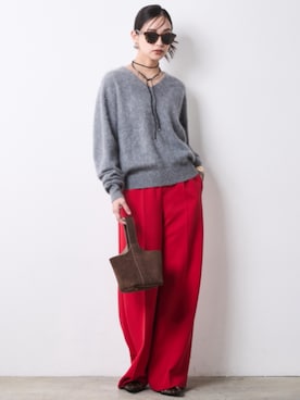 「CHIC STYLE（シックスタイル）のアイテム」を使った、ZOZO_SMILELAND_STAFFさん（レディース・163cm）の秋コーディネート