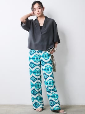 「CHIC STYLE（シックスタイル）のアイテム」を使った、ZOZO_SMILELAND_STAFFさん（レディース・163cm）の春コーディネート