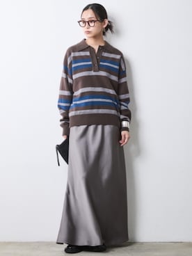 「CHIC STYLE（シックスタイル）のアイテム」を使った、ZOZO_SMILELAND_STAFFさん（レディース・163cm）の秋コーディネート