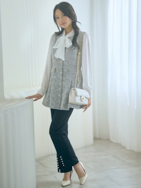 「marun（マルン）のアイテム」を使った、ZOZO_SMILELAND_STAFFさん（レディース・167cm）の秋コーディネート